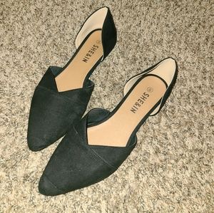 SHEIN Black Flats 8